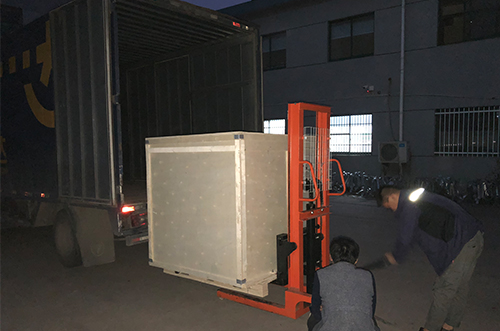 永州客戶SMT設備專車送貨，貨到上門安裝調試